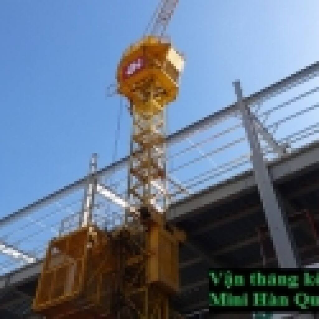 Vận thăng kèm cẩu mini Hàn Quốc