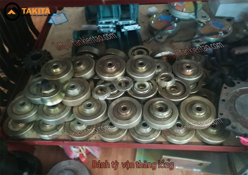 PHỤ TÙNG VẬN THĂNG bánh tỳ vận thăng - PHỤ TÙNG VẬN THĂNG
