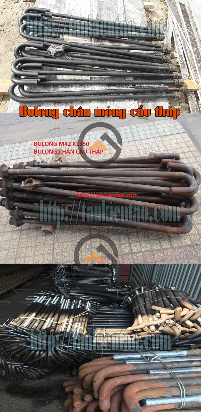 Bulong neo cẩu tháp Bulong móng cẩu tháp - Bulong neo cẩu tháp
