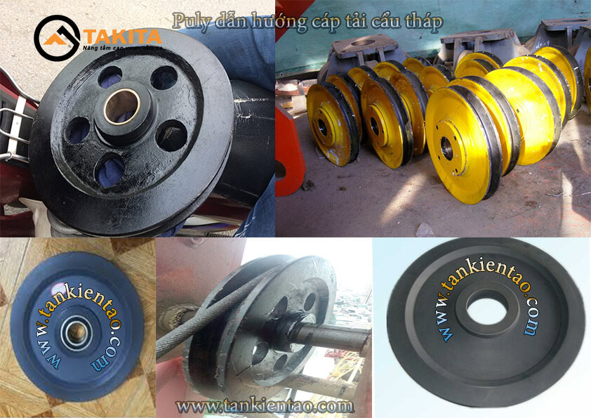 Puly cáp cẩu tháp w puly cáp tải - Puly cáp cẩu tháp