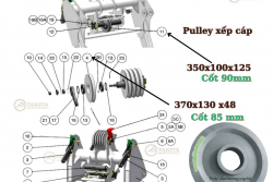 Pulley cẩu tháp JTL140F10